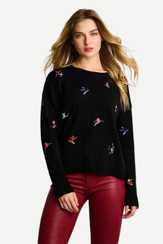 Lisa Todd Hit The Slopes Sweater, Black
