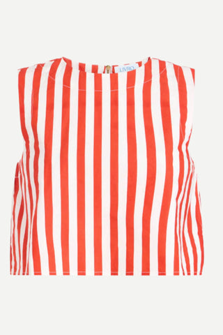 Livro Crop Top, Red Stripes