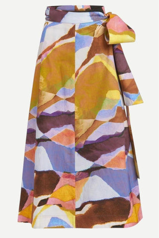 Marie Oliver Estine Wrap Skirt, Opalstone