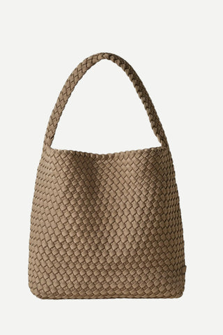 Naghedi Nomad Medium Hobo Bag, Cashmere