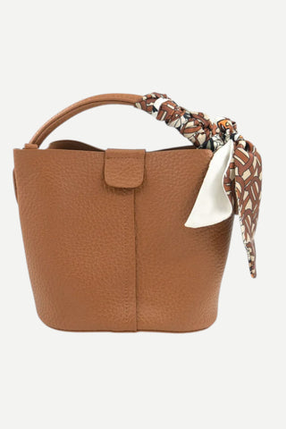 BC Bags Bucket Handbag, Brown