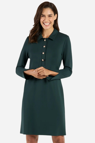 Jude Connally Midge Dress, Pine