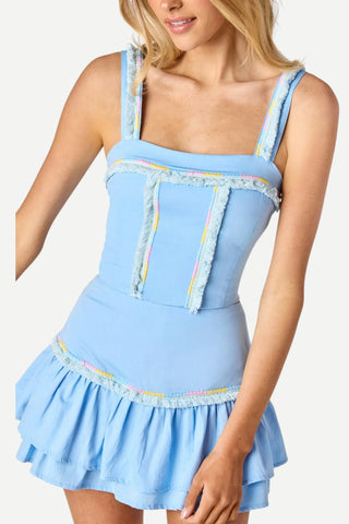 Cake For Dinner Layla Skirt, Blue