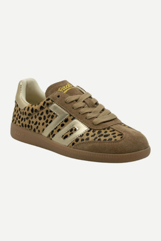 Back 70 Cloud Sneaker, Leopard Gold
