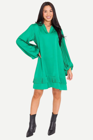 Alden Adair Liza Dress - Malachite