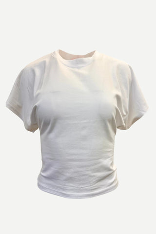La Vida Riley Angel Crew Neck, White La Vida Riley