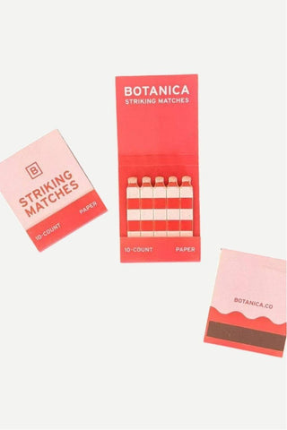 Botanica Signature Matchbook, Reef Pink Red