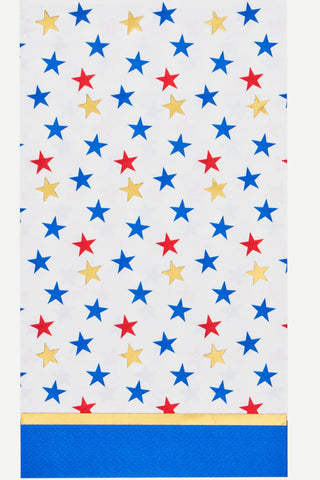 Sophistiplate Guest Towel, 4.5x8", 3-Ply, 20/pk, Party in the USA