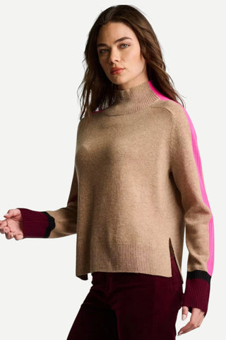 LISA TODD High Spirits Cashmere Sweater, Biscuit