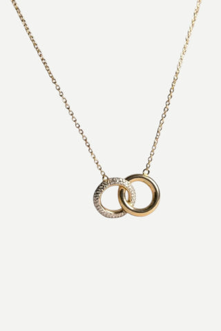 Allison Avery Halo Necklace, Gold