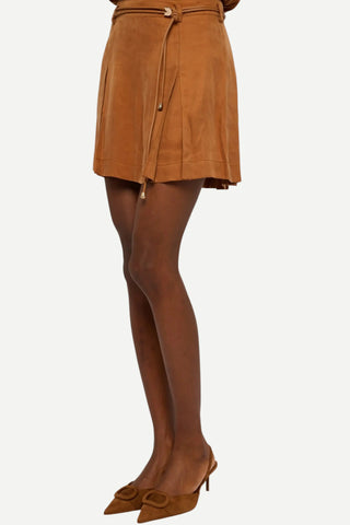 Love The Label Katie Mini Skirt, Cognac