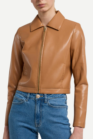 Generation Love Vegan Leather Jacket, Lion