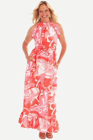 CK Bradley Dove Maxi Dress, Nouveau Papaya CK Bradley