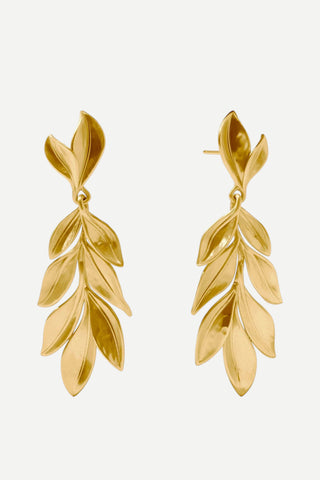 Julie Vos Willow Statement Earring, Gold