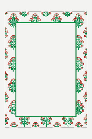 WH Hostess 5x7 Christmas Block Print Notepad