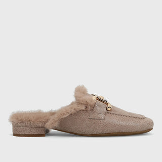 Vaneli Skyla, Fur Lined Loafer, Light Taupe Macao