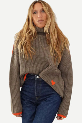 Kerri Rosenthal Marley Cashmere Sweater, Country Mist