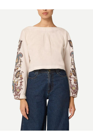 Cleobella Georgia Blouse, Veneto Paisley