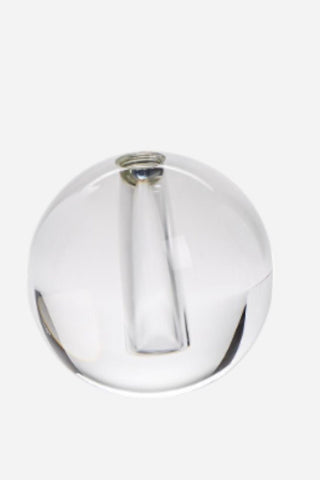 Two's Company Perfect Circle Crystal Vase, Large