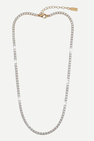 Allison Avery Classic Tennis Chain Necklace, 2mm