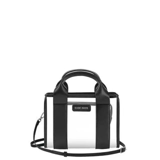 Case Mate Stadium Tote w/ Strap, Black/Clear