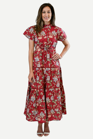 Marigold by Victoria Dunn Hurley Dress, Scarlet Meadow