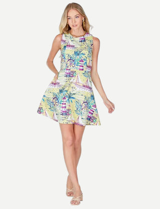 Joy Joy Seaside Dress, Yellow