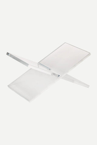 Two's Company Libreria Acrylic Book Stand, Acrylic