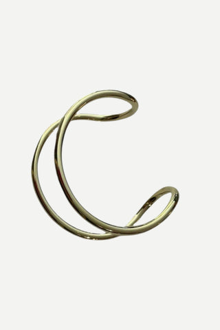 Sheila Fajl Catasha Cuff Bracelet, Brushed 18K Gold Plated