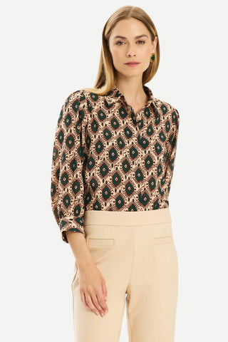 Tyler Boe Lawson Medallion Top, Multi