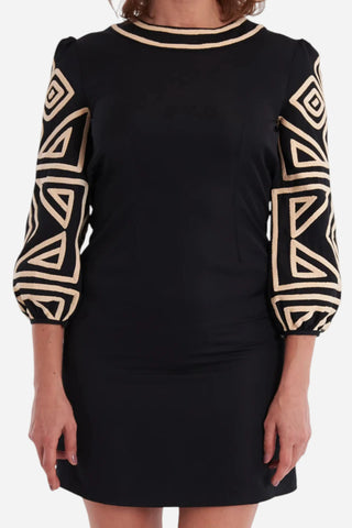 CK Bradley Delphina Mini Dress, Noir Blanc