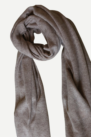 In Cashmere 100% Cashmere Shawl Wrap, Heather Grey