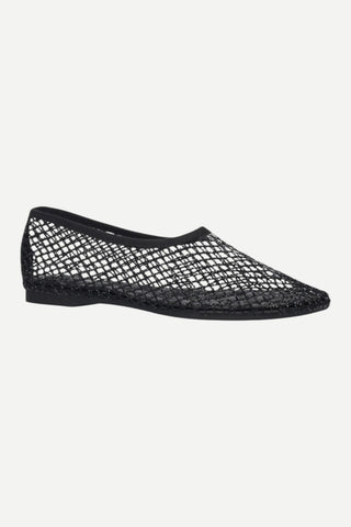 Lola Cruz Ruby Flat, Black