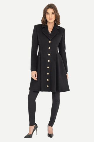 Generation Love Judy Wool Coat, Black