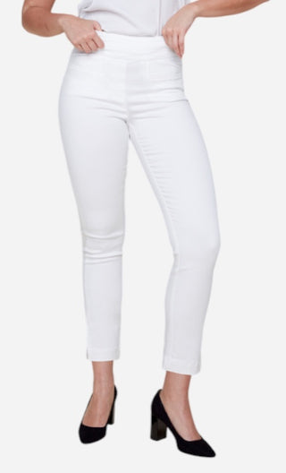 Renuar Tencel Ankle Pant, Creme