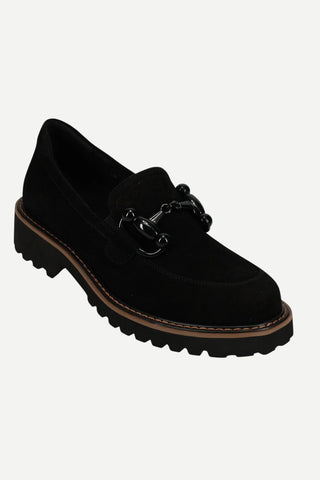 Vaneli Zimmy Suede Loafer, Black Suede
