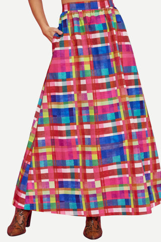 Alden Adair Daphne Skirt, Circus Plaid