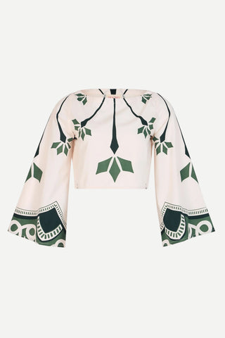 Beyond By Vera Hudson Top, Awakening Green