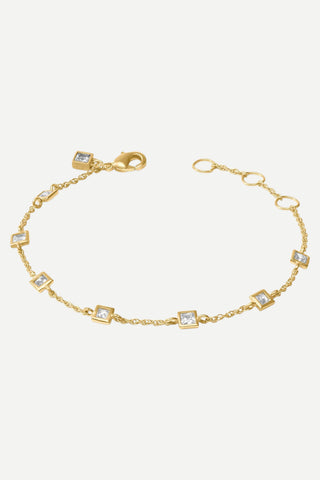 Julie Vos Jolie Delicate Bracelet, Cubic Zirconia