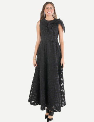 Emily McCarthy Bella Maxi, Joy Black Organza