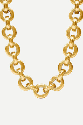 Julie Vos Cannes Demi Link Necklace, Gold