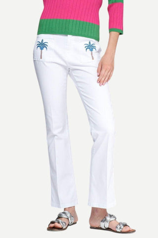 Vilagallo Alina Trouser, White