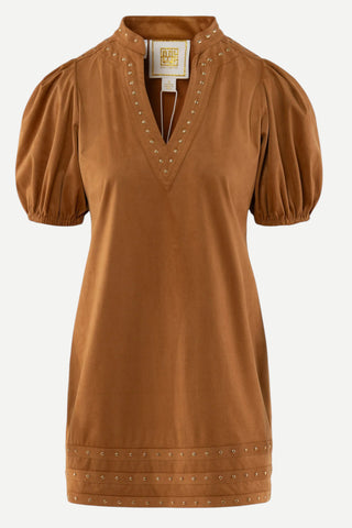 Emily McCarthy Hampton Mini Dress - Brown Sugar