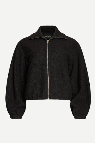 Amanda Uprichard Como Bomber Jacket - Black
