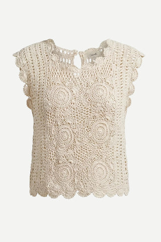 Cleobella Astra Top, Parchment CLEOBELLA