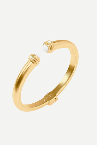 Julie Vos Portofino Demi Cuff, White Jade JULIE VOS