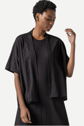 Lilla P Travel Cardigan, Black