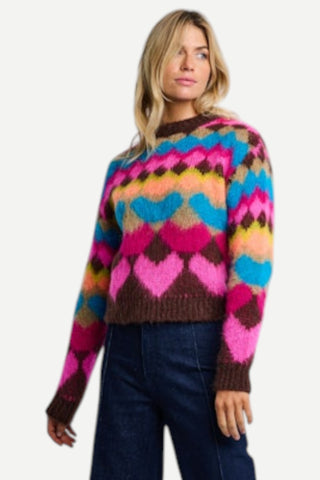 Lisa Todd Ciao Bella Sweater - Multi Bright