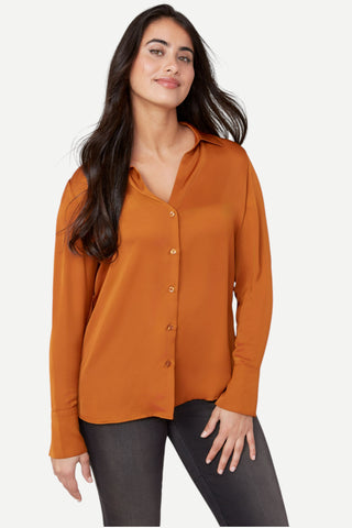 Renuar Woven Blouse, Bronze
