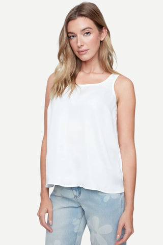 Renuar Luxe Satin Tank, Creme Renuar